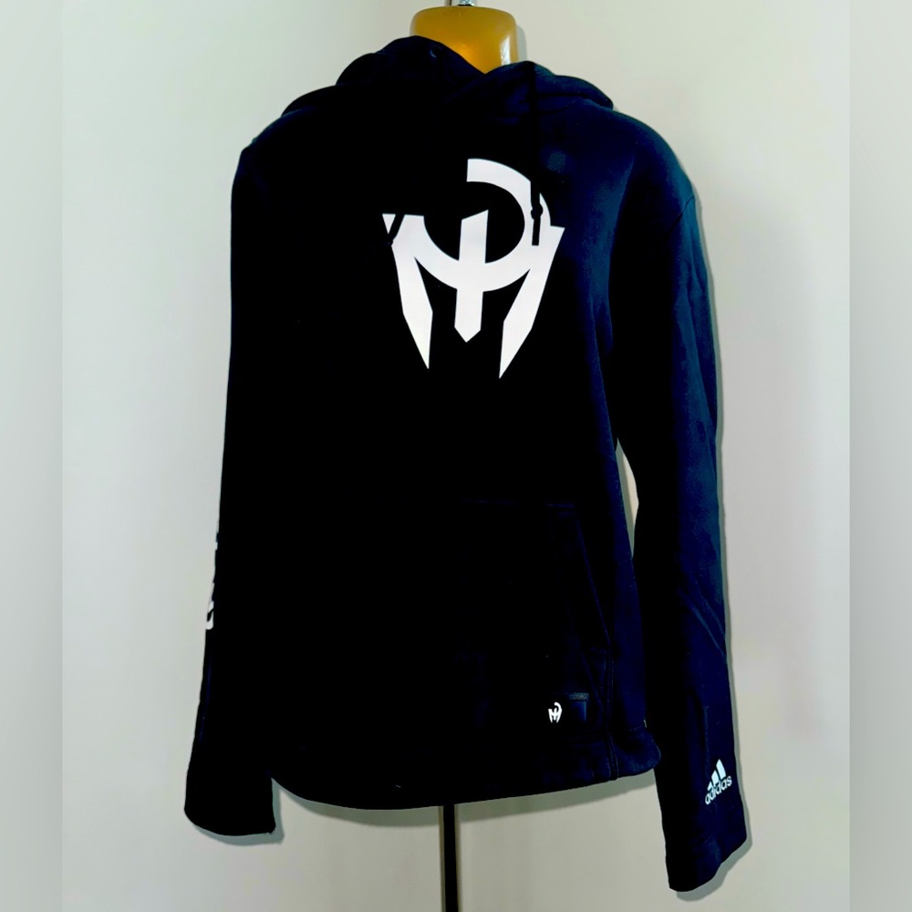 🖤 Adidas x Damian Lillard Black Logo Hoodie (Size S)